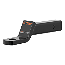 45310 Hitch Ball Mount - Powdercoated Black, Steel, Universal, Sold Individually