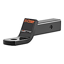 45830 Hitch Ball Mount - Black, Carbon Steel, Universal, Sold Individually