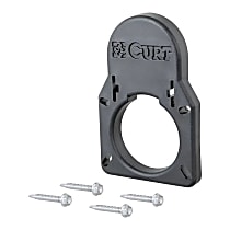 55417 OE Series Hitch Cover - Black, Plastic, Sold individually
