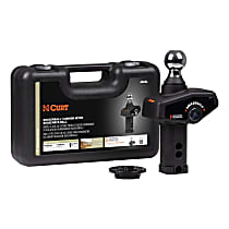 60654 Hitch Ball Mount - Black Powdercoated, Steel, Universal, Sold individually