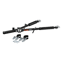 70001 Tow Bar - Textured black powdercoat, Carbon Steel, Universal, Sold Individually