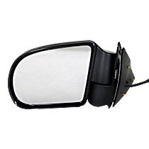 Driver Side Mirror, Power Adjust, Non-Heated, Paintable, Manual Folding, No Signal Light, No Blind Spot Feature, No Memory, No Puddle Light, No Auto-Dimming