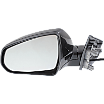Driver Side Mirror, Power, Manual Folding, Heated, Paintable, Without Signal Light, Without memory, Without Puddle Light, Without Auto-Dimming, Without Blind Spot Feature