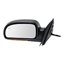 Driver Side Mirror, Power, Manual Folding, Heated, Paintable, In-housing Signal Light, With memory, Without Puddle Light, Without Auto-Dimming, Without Blind Spot Feature