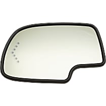 Driver Side Mirror Glass, Heated, Non-Towing, With Turn Signal Light, Backing Plate, Auto-Dimming, Without Blind Spot Detection