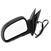 Driver Side Mirror, Power, Power Folding, Heated, Textured Black, In-housing Signal Light, Without memory, Without Puddle Light, Without Auto-Dimming, Without Blind Spot Feature