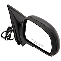 Passenger Side Mirror, Power, Power Folding, Heated, Textured Black, In-housing Signal Light, Without memory, Without Puddle Light, Without Auto-Dimming, Without Blind Spot Feature