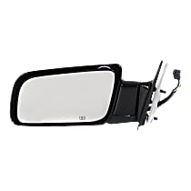 Driver Side Mirror, Non-Towing, Power, Manual Folding, Heated, Paintable, Without Signal Light, Without memory, Without Puddle Light, Without Auto-Dimming, Without Blind Spot Feature