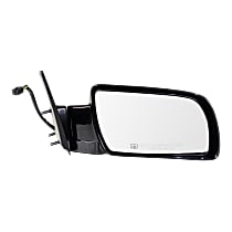 Passenger Side Mirror, Non-Towing, Power, Manual Folding, Heated, Paintable, Without Signal Light, Without memory, Without Puddle Light, Without Auto-Dimming, Without Blind Spot Feature