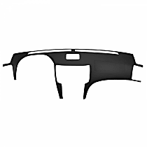 10-812SLL-BLK ABS Thermoplastic Dash Cover - Black