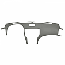 10-812SLL-MGR ABS Thermoplastic Dash Cover - Medium Gray