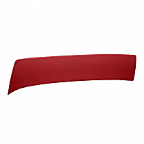 11-409K-RD Kick Panel - Red, ABS Plastic, Direct Fit, Sold individually