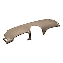 Dash Cover, Medium Brown, Molded; Overlay Over Factory Dash, Vacu Molded Series