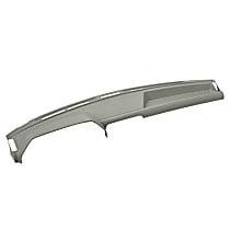 Dash Cover, Light Gray, Molded; Overlay Over Factory Dash, Vacu Molded Series