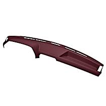 Dash Cover, Maroon, Molded; Overlay Over Factory Dash, Vacu Molded Series