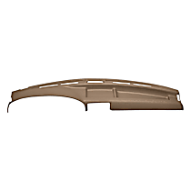 Dash Cover, Light Brown, Molded; Overlay Over Factory Dash, Vacu Molded Series