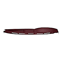 Dash Cover, Maroon, Molded; Overlay Over Factory Dash, Vacu Molded Series
