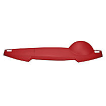 13-508LL-RD Red, Molded, ABS Thermoplastic, Dash Cover Overlay 