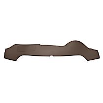 Dash Cover, Dark Brown, Molded; Overlay Over Factory Dash