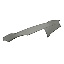 Dash Cover, Medium Gray, Molded; Overlay Over Factory Dash