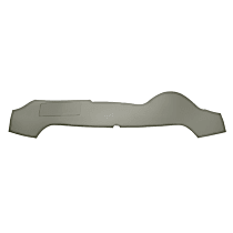 Dash Cover, Taupe Gray, Molded; Overlay Over Factory Dash