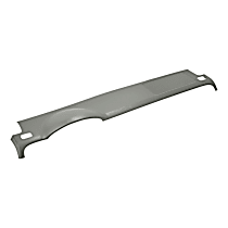 Dash Cover, Light Gray, Without Speaker Holes, Molded; Overlay Over Factory Dash, Vacu Molded Series