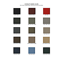18-207SC-NTL Neutral, Molded, ABS Thermoplastic, Dash Cover Overlay 