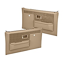 18-35N-NTL Front, Driver and Passenger Side Door Trim Panel - Neutral