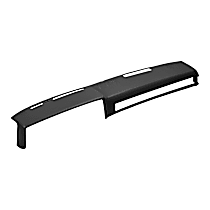 Dash Cover, Dark Gray, Molded; Overlay Over Factory Dash, Vacu Molded Series
