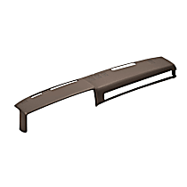 Dash Cover, Dark Brown, Molded; Overlay Over Factory Dash, Vacu Molded Series