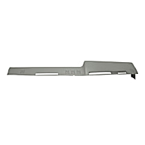 Dash Cover, Light Gray, Molded; Overlay Over Factory Dash, Vacu Molded Series