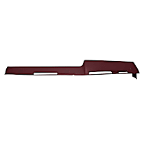 Dash Cover, Maroon, Molded; Overlay Over Factory Dash, Vacu Molded Series