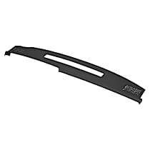Dash Cover, Black, Molded; Overlay Over Factory Dash, Vacu Molded Series