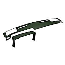 18-638C-GRN Interior Restoration Kit - Dark Green,  Dash Cap, Instrument Panel Cover, Direct Fit, Kit