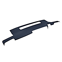 Dash Cover, Dark Blue, Molded; Overlay Over Factory Dash, Vacu Molded Series