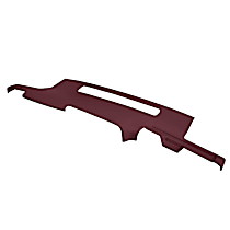 Dash Cover, Maroon, Molded; Overlay Over Factory Dash, Vacu Molded Series