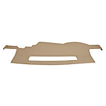 Dash Cover, Neutral, Molded; Overlay Over Factory Dash, Vacu Molded Series