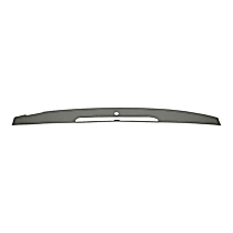 Dash Cover, Medium Gray, Covers Only Vent Portion of Dash, Molded; Overlay Over Factory Dash, Vacu Molded Series