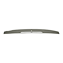 Dash Cover, Taupe Gray, Covers Only Vent Portion of Dash, Molded; Overlay Over Factory Dash, Vacu Molded Series