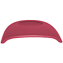 Dash Cover, Red, Speaker Hump, Molded; Overlay Over Factory Dash, Vacu Molded Series