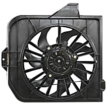 Radiator Fan - Passenger Side Fan Blade, Motor and Shroud