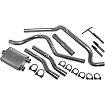 17313 Super Turbo Series - 1999-2004 Ford Cat-Back Exhaust System - Made of Aluminized Steel