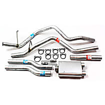 17322 Super Turbo Series - 1994-2001 Dodge Ram 1500 Cat-Back Exhaust System - Made of Aluminized Steel