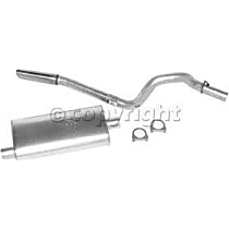 17340 Super Turbo Series - 1993-2001 Jeep Cherokee Cat-Back Exhaust System - Made of Aluminized Steel