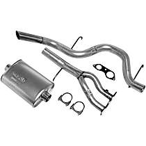 17349 Cat-Back Exhaust System, Made of Aluminized Steel, Super Turbo Series