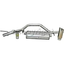 19421 Ultra Flo Welded Series - 2005-2010 Jeep Cat-Back Exhaust System - Made of Stainless Steel