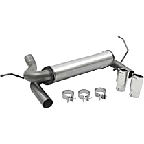 39510 Axle-Back Exhaust System, Made of Stainless Steel, Super Turbo SS Series