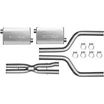 39525 Cat-Back Exhaust System, 3.6L, 6Cyl, Made of Stainless Steel, Super Turbo SS Series