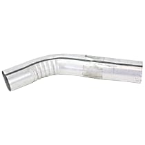 41134 Exhaust Tip - Natural, Aluminized Steel, Single, Universal, Sold individually