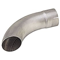 42448 Exhaust Tip - Natural, Aluminized Steel, Single, Universal, Sold individually